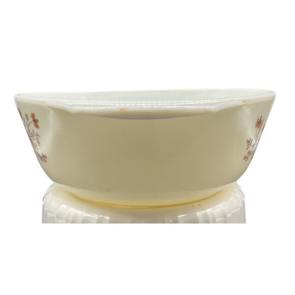 Vtg 1970s JAJ Pyrex England Casserole Dish Country Autumn Woodland 1qt 8"D x 3"H - Picture 4 of 7